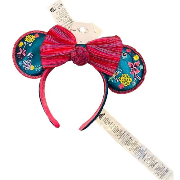 DISNEY STORE Encanto Minnie Mouse Ears Headband for Adults (NEW WITH TAG) - Picture 1 of 3